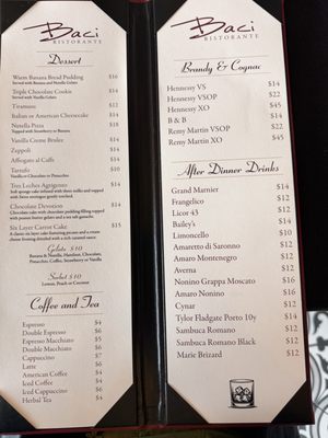 Menu photo 1 Baci Restaurante Staten Island, NY