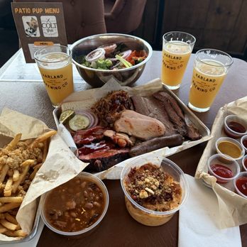 Colt Grill - Sampler platter was crazy delicious, Mac & cheese too. The smoke ranch beans and garlic fries also so good. - Barbeque Near Me - Sedona, Arizona