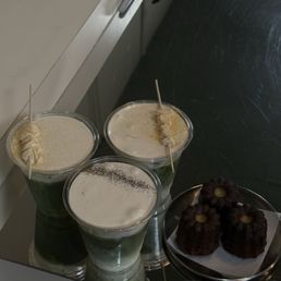 injeolmi matcha, earl grey matcha, caneles injeolmi matcha, earl grey matcha, caneles