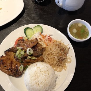 Pho Binh Minh Vietnamese Cuisine - Grilled Pork Chop, Grilled Chicken with Lemongrass & Shredded Pork with Rice -$9.50 - Vietnamese Near Me - Hamilton, Ontario Pho Binh Minh Vietnamese Cuisine - Grilled Pork Chop, Grilled Chicken with Lemongrass & Shredded Pork with Rice -$9.50 - Vietnamese Near Me - Hamilton, Ontario