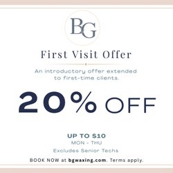 Bare & Glow Waxing - New client offer