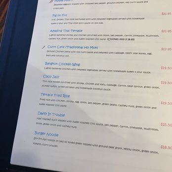 Thai Terrace - Large menu - choices choices (not pictured are the lunch specials) - Thai Near Me - Sacramento, California