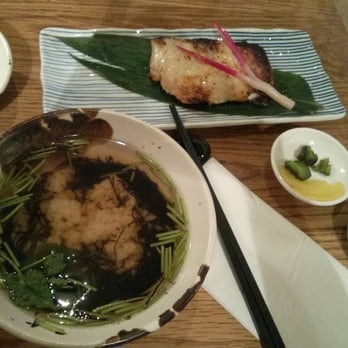 The Chisou - Saikyo Yaki (Grilled black cod marinated in white miso paste) with miso rice - Japanese Near Me - Mayfair, XGL