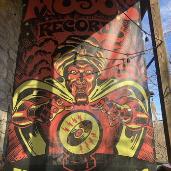 B Side Cafe - Groovy art work is also in the store, but this image was on their patio. - Sandwiches Near Me - Eureka Springs, Arkansas
