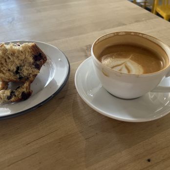 Boomtown Coffee - Muffin and Decaf Latte - Cafes Near Me - Houston, Texas