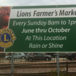 Lions Farmer's Market - Actual hours; Yelp listing is incorrect!