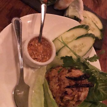 Bida Manda - Crispy Rice Lettuce Wrap + Fresh Summer Rolls ~drooling~ - Laotian Near Me - Raleigh, North Carolina