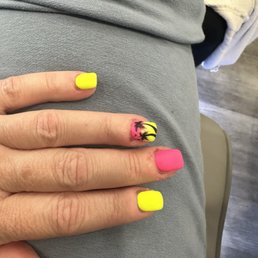 Loveeeeeeee my nails! I gave Tina a picture and she replicated it perfectly! They are amazing here and always do such a great job!
