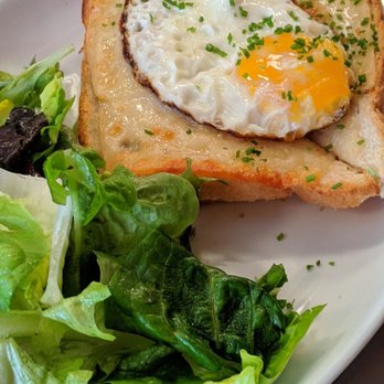 Amelie - Croque- Madame with Mixed Greens - French Near Me - New York, New York