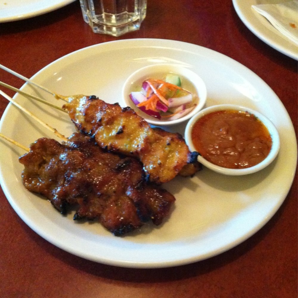 Talay Thai Restaurant - Chicken & Pork Satay - Thai Near Me - Vancouver, British Columbia