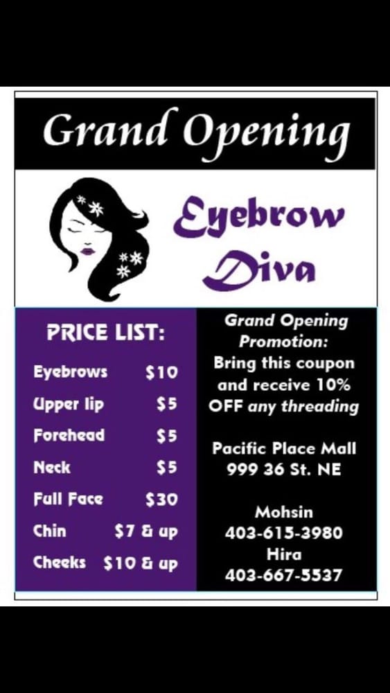 EYEBROW DIVA Updated May 2024 999 36 Street SW, Calgary, Alberta