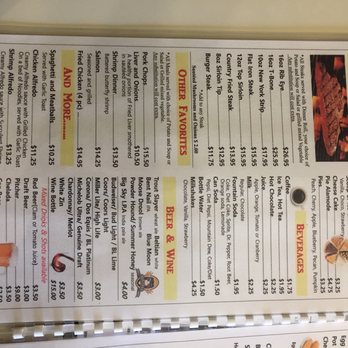 Chinook Grille - the menu of the restaurant - American Near Me - Chinook, Montana