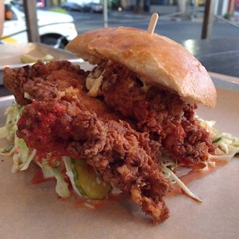 LowBrau - (10/24/17) Hot fried chicken sandwich. Have some! - German Near Me - Sacramento, California LowBrau - (10/24/17) Hot fried chicken sandwich. Have some! - German Near Me - Sacramento, California