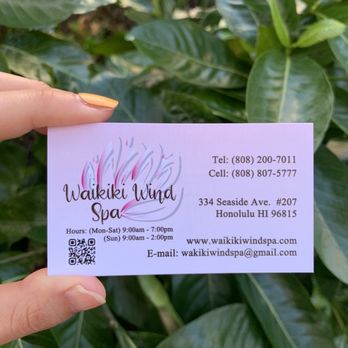 Waikiki Wind Spa - Reflexology Near Me - Honolulu, Hawaii