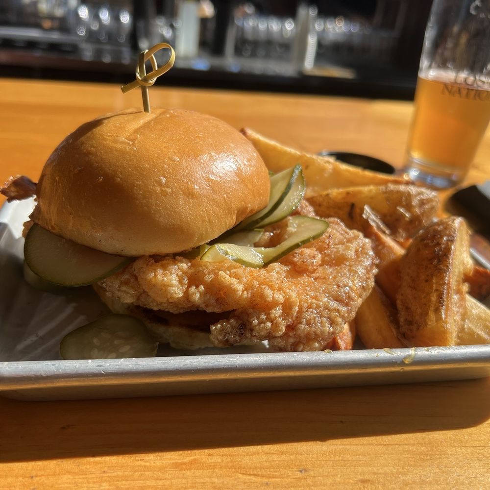 Lost Nation Brewing - Fried Chicken Sandwich - Breweries Near Me - Morrisville, Vermont Lost Nation Brewing - Fried Chicken Sandwich - Breweries Near Me - Morrisville, Vermont