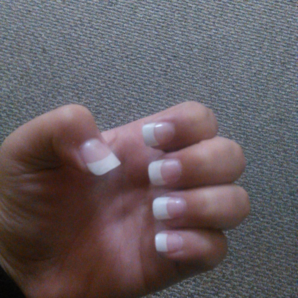 A Nails - French tips with gel overlay - Nail Salons Near Me - Seaside, Oregon
