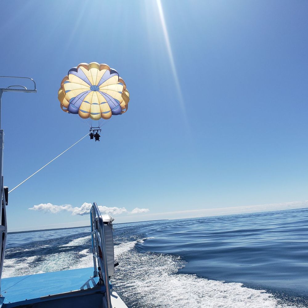 Mackinaw Parasailing - Soaring - Boating Near Me - Saint Ignace, Michigan