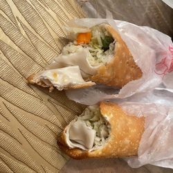 Raw egg roll