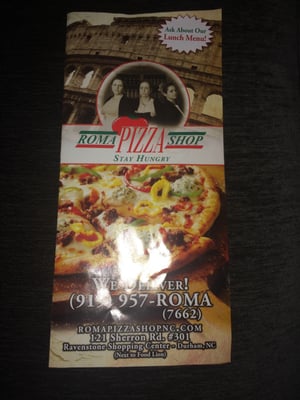 Menu photo 4 Roma Pizza Shop Durham, NC