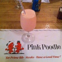 Pink Poodle Steakhouse - The pink poodle after-dinner drink. highly recommended!