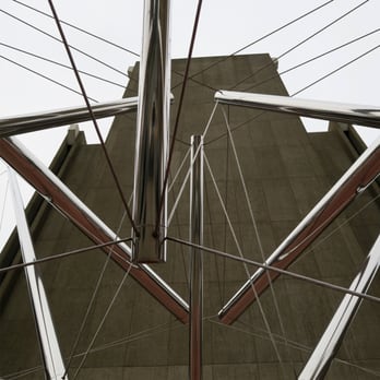Niagara Square - Kenneth Snelson; Coronation Day; 1978-80; stainless steel, wire, aluminum - Landmarks & Historical Buildings Near Me - Buffalo, New York