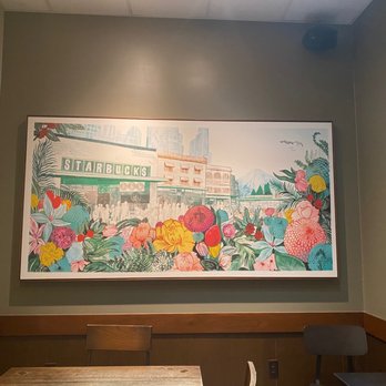 Starbucks - a picture of a coffee shop with a painting on the wall - Coffee & Tea Near Me - Roseburg, Oregon Starbucks - a picture of a coffee shop with a painting on the wall - Coffee & Tea Near Me - Roseburg, Oregon