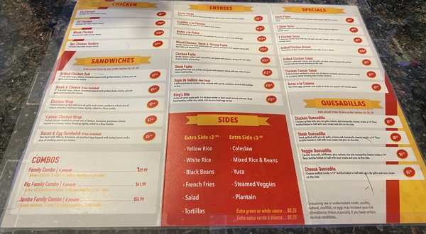 Menu photo 2 Mr Pollo Peruvian Charcoal Chicken Sterling, VA Menu photo 2 Mr Pollo Peruvian Charcoal Chicken Sterling, VA