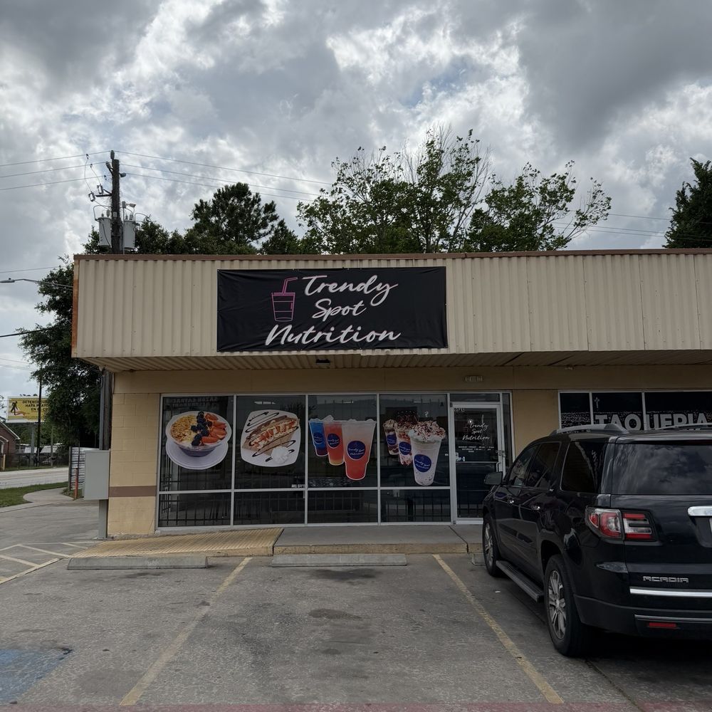 Trendy Spot Nutrition - Storefront - Juice Bars & Smoothies Near Me - Houston, Texas Trendy Spot Nutrition - Storefront - Juice Bars & Smoothies Near Me - Houston, Texas