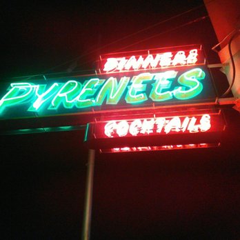 Pyrenees Cafe - Cool old school neon. - Basque Near Me - Bakersfield, California Pyrenees Cafe - Cool old school neon. - Basque Near Me - Bakersfield, California