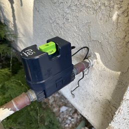 This is a Flo by Moen shut off system This is a Flo by Moen shut off system