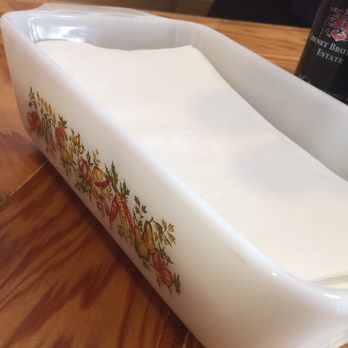 The Blue Hen Cafe - Napkin holder. a.k.a. meatloaf dish from my mom's house in the 70's. - Southern Near Me - Saint Augustine, Florida