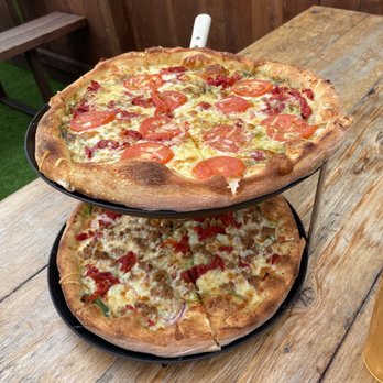 Homeslice - Mediums- Strike a Posner (top) & Special-K (bottom) - Pizza Near Me - Chicago, Illinois