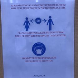Scarsdale Medical Group - Social distancing sign