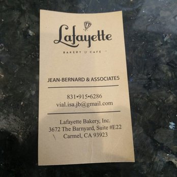 Lafayette Bakery & Cafe - Bakeries Near Me - Carmel, California Lafayette Bakery & Cafe - Bakeries Near Me - Carmel, California