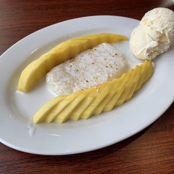 The Coconut Downtown - Mango sticky rice dessert - Thai Near Me - Reno, Nevada The Coconut Downtown - Mango sticky rice dessert - Thai Near Me - Reno, Nevada