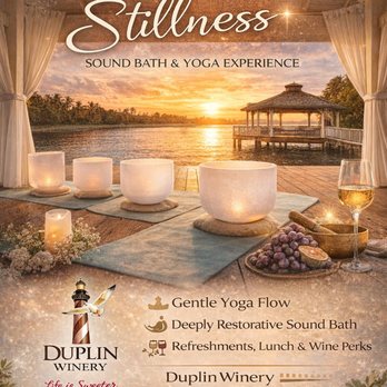 Never Defeated - Sound Bath & Yoga Local healing event! Go to Duplin Winery website to purchase tickets!! - Nutritionists Near Me - Panama City Beach , Florida Never Defeated - Sound Bath & Yoga Local healing event! Go to Duplin Winery website to purchase tickets!! - Nutritionists Near Me - Panama City Beach , Florida