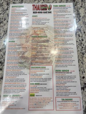 Menu photo 2 Thai Spice Garden Fort Myers, FL Menu photo 2 Thai Spice Garden Fort Myers, FL