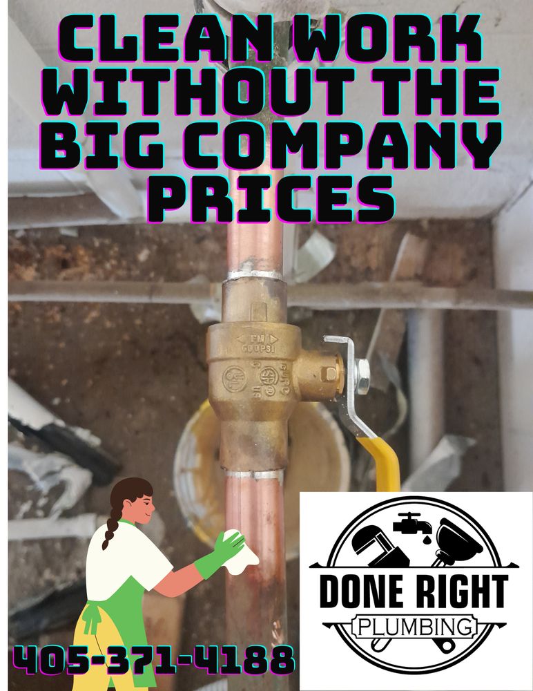 Slide of Done Right Plumbing