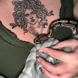 Black Moon Lilith Tattoo - Most recent piece from Danielle
