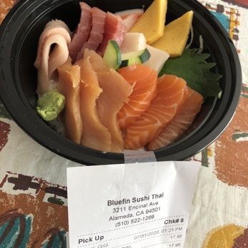 Bluefin Sushi Thai - Chirashi bowl(17.95)lunch special - Thai Near Me - Alameda, California Bluefin Sushi Thai - Chirashi bowl(17.95)lunch special - Thai Near Me - Alameda, California