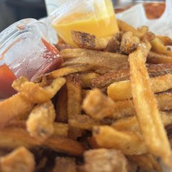 Bay Village Pizza - Hand-cut fries close-up