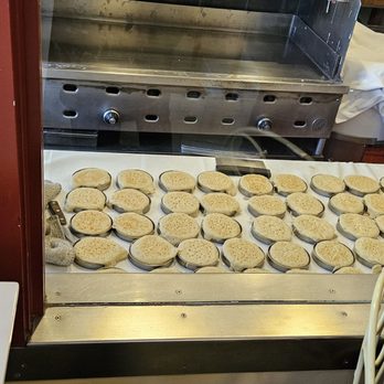 The Crumpet Shop - Crumpets being made - Bakeries Near Me - Seattle, Washington The Crumpet Shop - Crumpets being made - Bakeries Near Me - Seattle, Washington