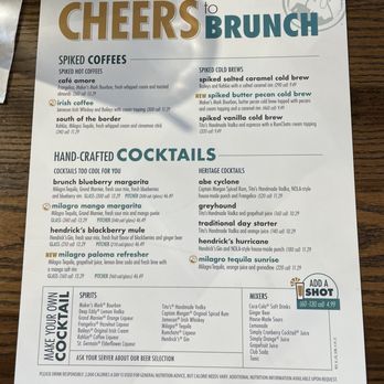 Another Broken Egg Cafe - Cocktail menu - American Near Me - Orlando, Florida Another Broken Egg Cafe - Cocktail menu - American Near Me - Orlando, Florida