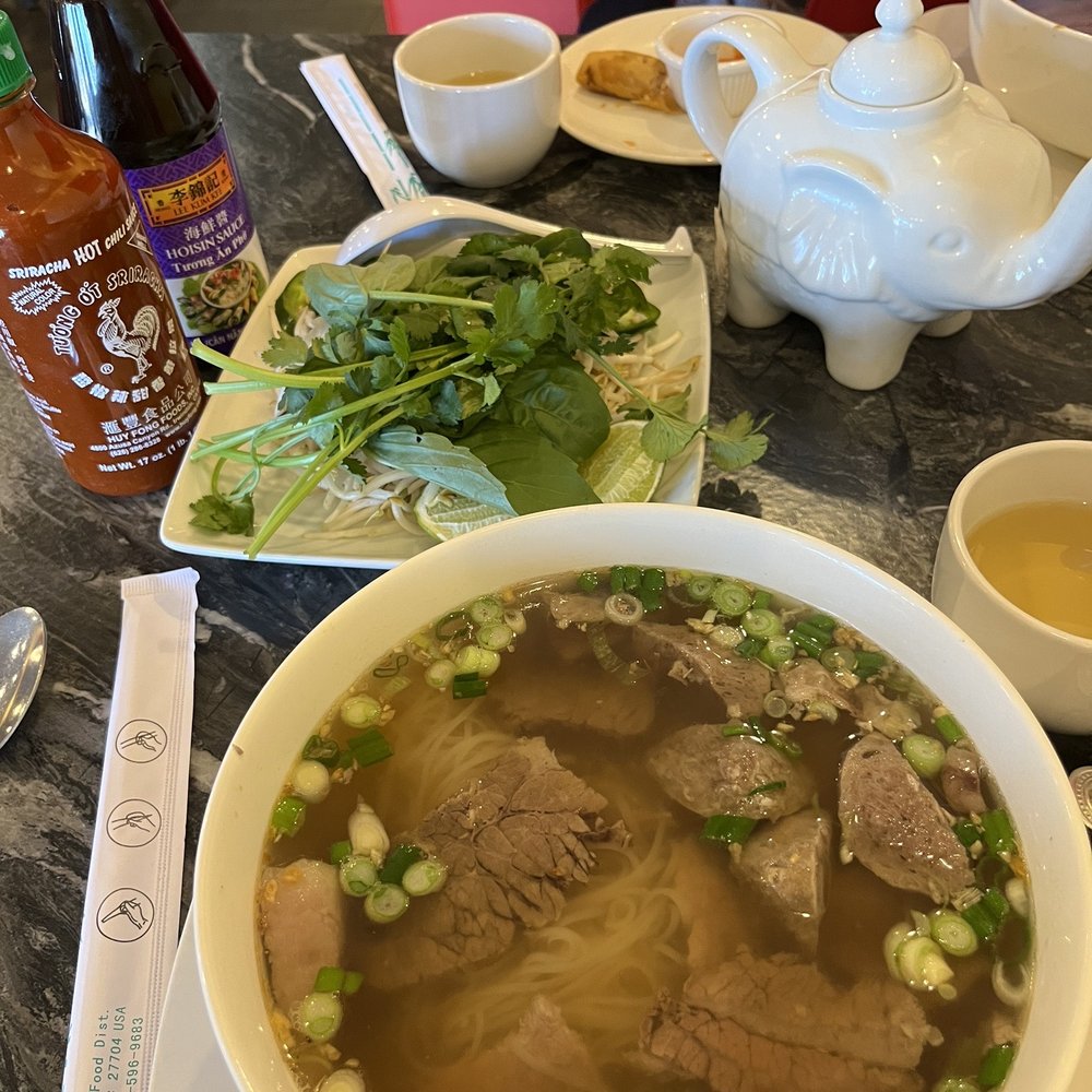 Amazing Thailand - Beef 28. Pho Chef Special and Hot Tea - Thai Near Me - King, North Carolina Amazing Thailand - Beef 28. Pho Chef Special and Hot Tea - Thai Near Me - King, North Carolina