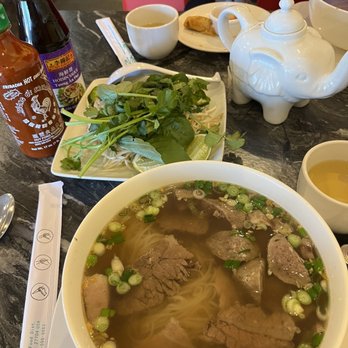Amazing Thailand - Beef 28. Pho Chef Special and Hot Tea - Thai Near Me - King, North Carolina Amazing Thailand - Beef 28. Pho Chef Special and Hot Tea - Thai Near Me - King, North Carolina