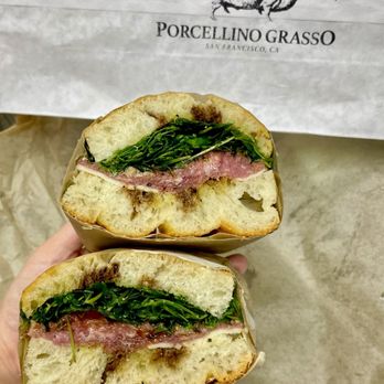 Grasso SF - Bello Prosciutto (Foccacia) - Italian Near Me - San Francisco, California
