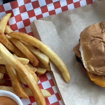 Rustwater Kitchen & Taproom - PB&J burger with fries and fancy sauce - Beer Bar Near Me - Fairfield, California Rustwater Kitchen & Taproom - PB&J burger with fries and fancy sauce - Beer Bar Near Me - Fairfield, California