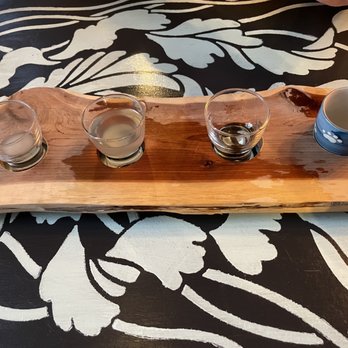 Sango Kura - Flight of sake. All very good. - Breweries Near Me - Delaware Water Gap, Pennsylvania