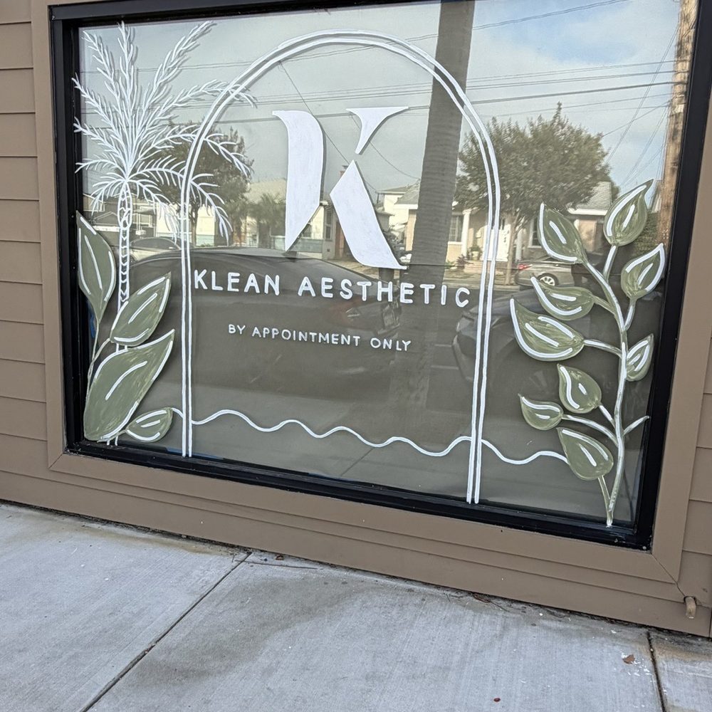 Klean Aesthetic - Great advertising on the window! - Estheticians Near Me - Lomita, California Klean Aesthetic - Great advertising on the window! - Estheticians Near Me - Lomita, California