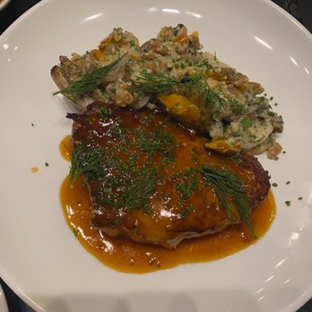 Crawford & Son - Grilled pork with potato salad - New American Near Me - Raleigh, North Carolina